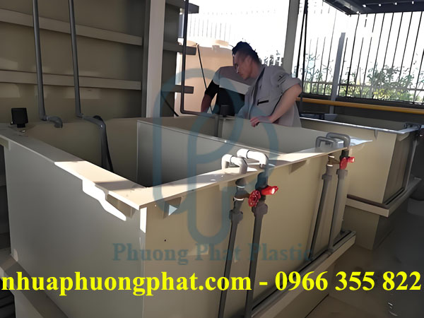 KIỂM TRA CÁC ĐƯỜNG HÀN BỂ NHỰA PP